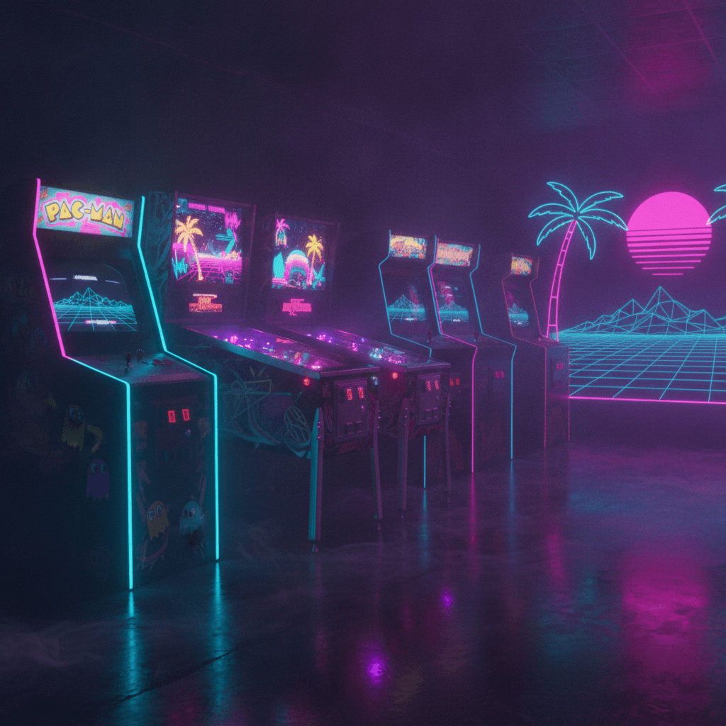 Bornes d’arcade et flippers du Eighties